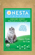 bag of gizzard chews organic cat foods, organic cat treats